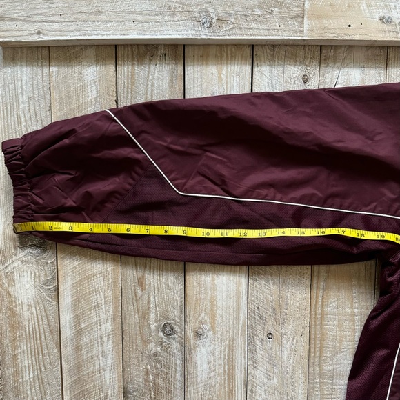 New Balance Maroon Zip Windbreaker - Picture 8 of 8